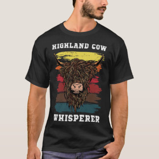 T-shirt Whisperer de vache Highland