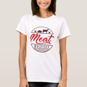 T-shirt Whisperer de viande