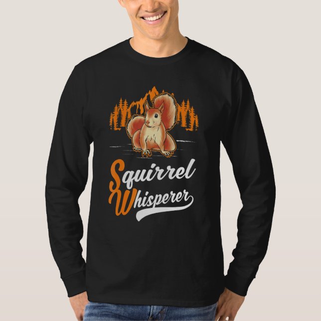 T-shirt Whisperer d'écureuil (Devant)