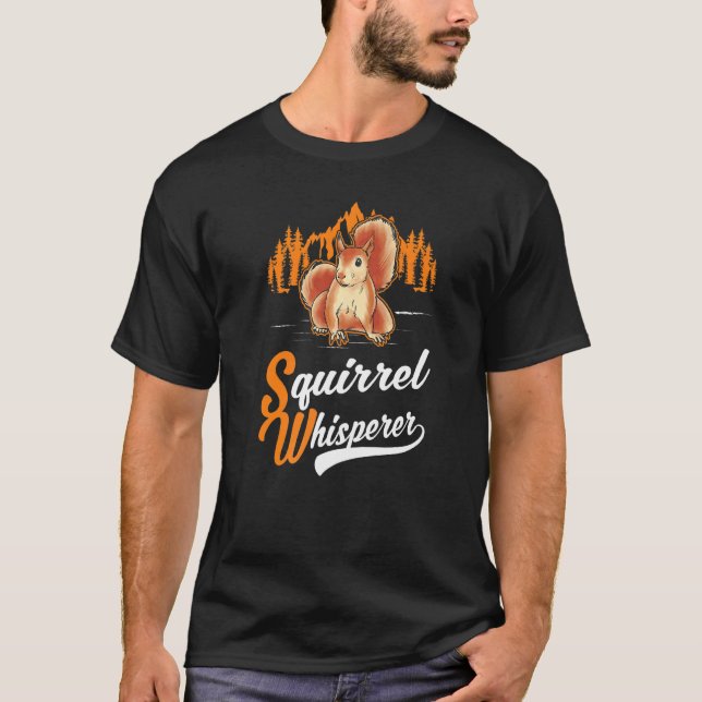 T-shirt Whisperer d'écureuil (Devant)