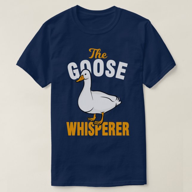 T-shirt Whisperer d'oie d'Oie (Design devant)