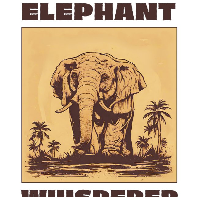 T-shirt Whisperer éléphant (Créateur téléchargé)