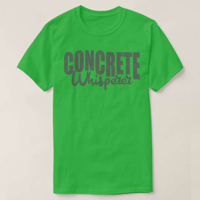 T-shirt Whisperer en béton (Design devant)