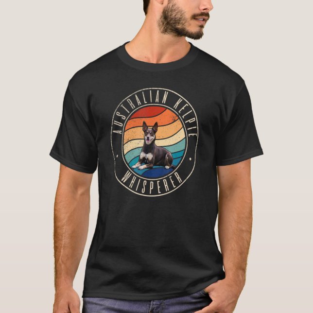 T-shirt Whisperer Kelpie australien (Devant)