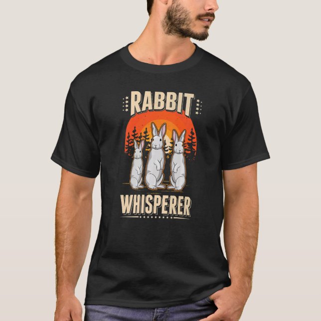 T-shirt Whisperer lapin (Devant)