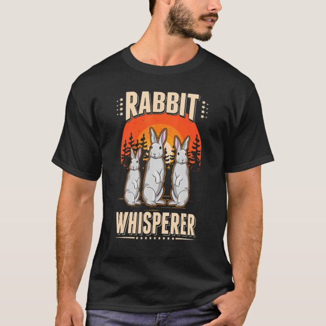T-shirt Whisperer lapin (Devant)