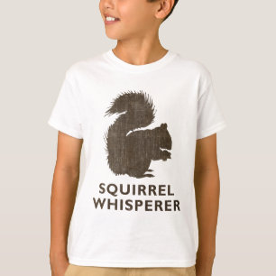 T-shirt Whisperer vintage d'écureuil