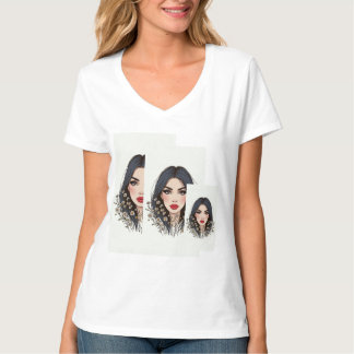 T-shirt Whispers of Nature - Beauté féminine en fleurs