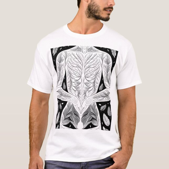 T-shirt Whispers of Nature's Anatomy (Devant)