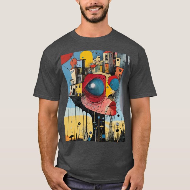 T-shirt Whispers of the Subatomic Garden (Devant)