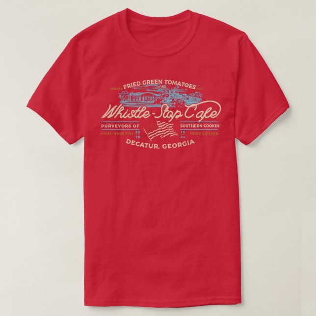 T-shirt Whistle Stop Cafe (Design devant)