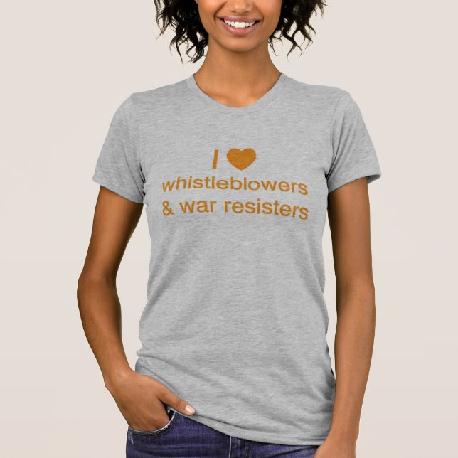 T-shirt Whistleblowers I (de coeur) et résistants de (Devant)