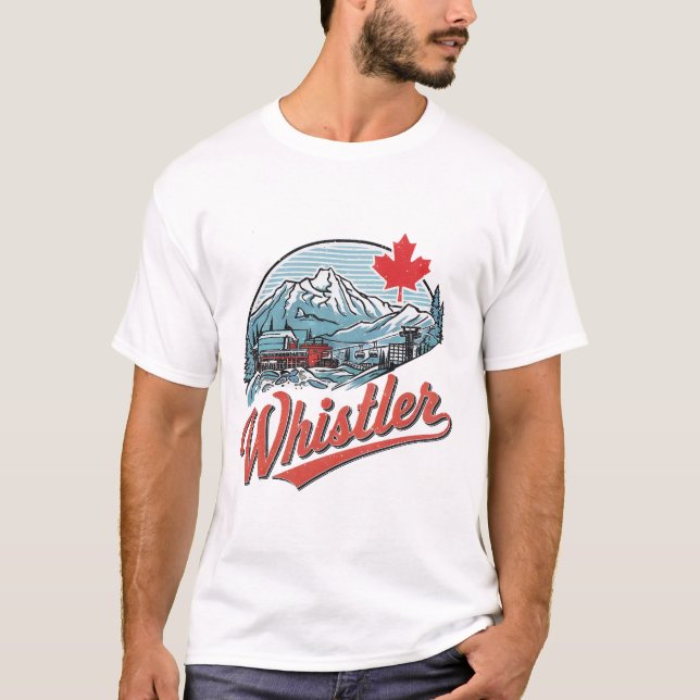 T-shirt Whistler BC Canada (Devant)