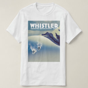 T-shirt Whistler Colombie-Britannique Canada Ski