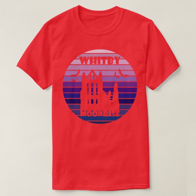 T-shirt Whitby Moonrise (Design devant)