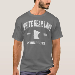 T-shirt White Bear Lake Minnesota MN État vintage Athleti