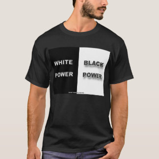 T-shirt white&black