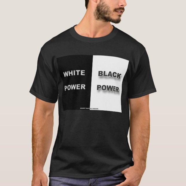 T-shirt white&black (Devant)