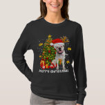 T-shirt White Boxer Dog Christmas Lights Tree Santa hat<br><div class="desc">Parfait vend idéa for dog owners and dog lovers. Do you love your boxers ? This item veut faire show your love for the boxer dog with a cool and funny design. Perfect venin for dog lovers, Christmas, mother's day, father's day, and birthdays for all the boxer dog owners in...</div>