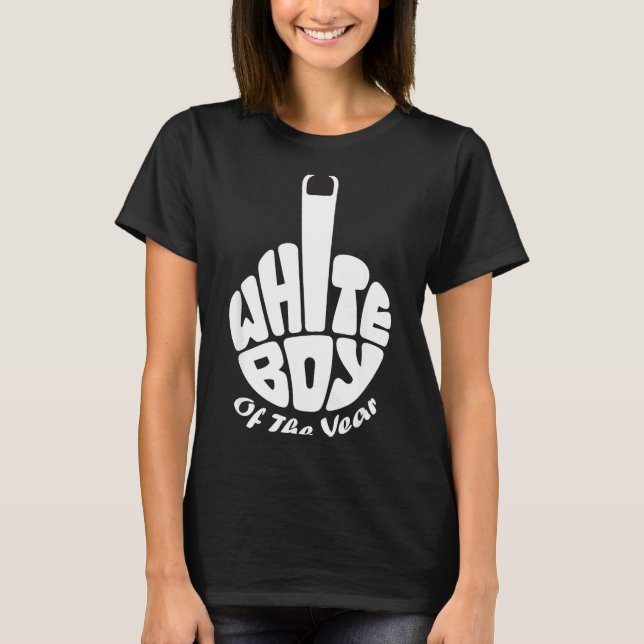 T-shirt White Boy Of The Year  (Devant)