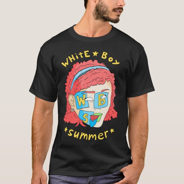 T-shirt White Boy Summer. Wbs. (Devant)