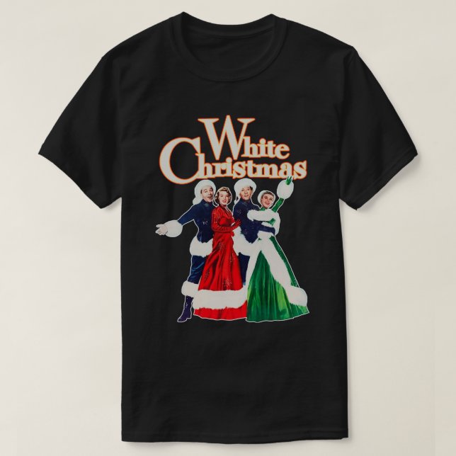 T-shirt White Christmas 1954 Holiday Classic Movie (Design devant)