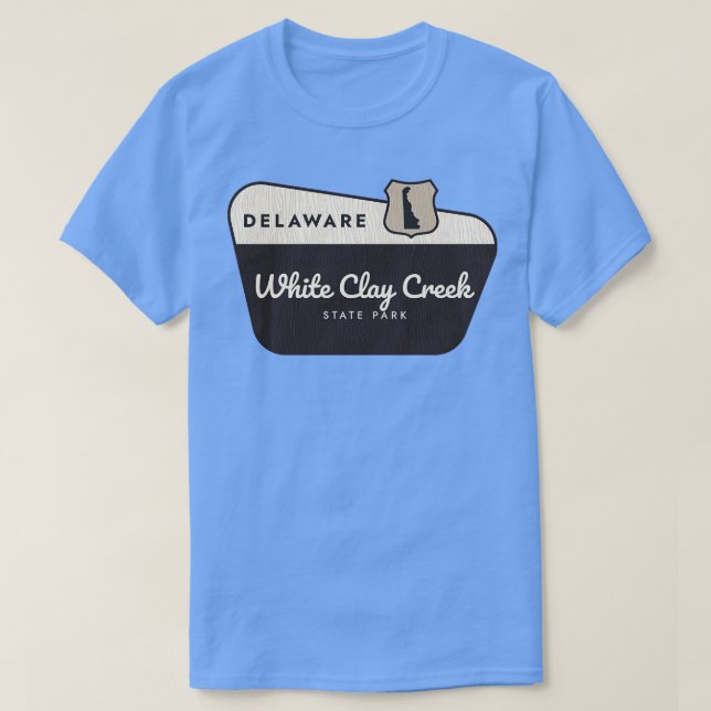T-shirt White Clay Creek State Park Delaware Affiche de bi (Design devant)