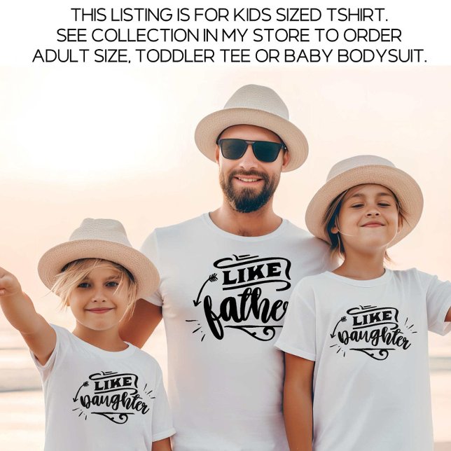 T-Shirt White Daddy et moi en jumelage père fille enfants (Créateur téléchargé)