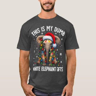 T-shirt White Elephant For Pjs Under 15 20 - classic 1