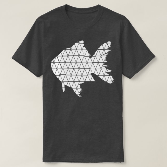 T-shirt White Fish (Design devant)
