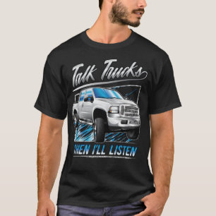 T-shirt White Ford Truck cute workout shirt lgbt