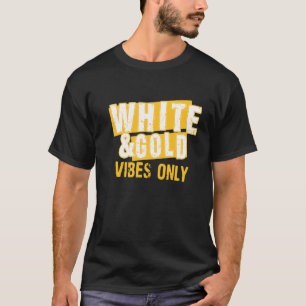 T-shirt White Gold Game Day Group pour le football seconda