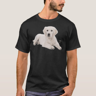 T-shirt White Labrador Retriever Yellow Love Lab Maman