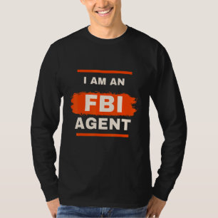 T-shirt White Lie Py Je Suis Un Agent Fbi