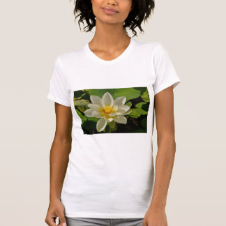 T-shirt White Lotus flowers in a pond