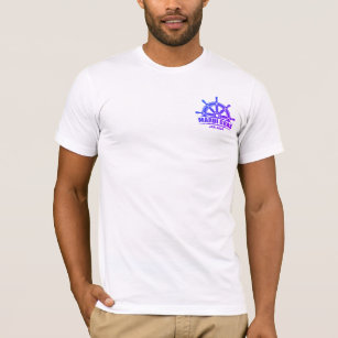 T-shirt White MG Tee, logo couleur pied/couleur pleine arr