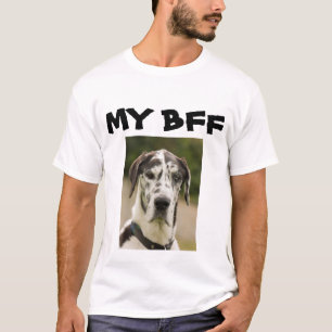 T-shirt White My BFF Amoureux de les chiens Photo