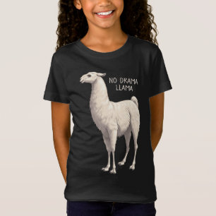 T-Shirt White No Drama Llama