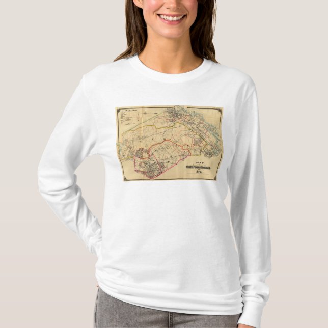 T-shirt White Plains, Harrison, Rye, New York (Devant)