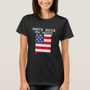T-shirt White Rock USA State America Travel New Mexico Ne