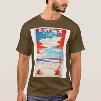 T-shirt White Sands National Park New Mexico USA Vintage T