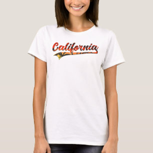 T-shirt White Sunset pour femmes en Californie