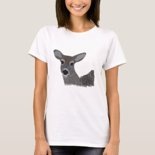 T-shirt White Tail Deer Wildlife Cute