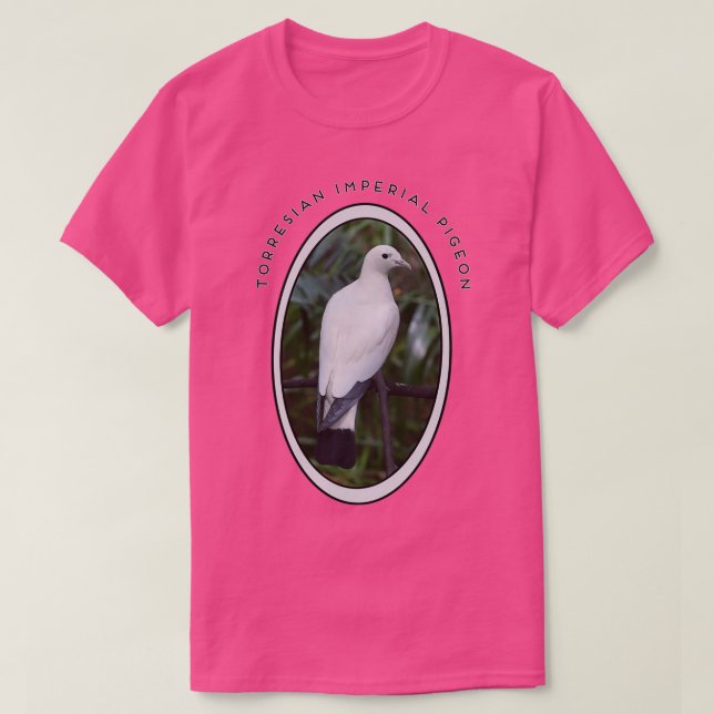 T-shirt White Torresian Imperial Pigeon Twitcher Cadeau 1 (Design devant)