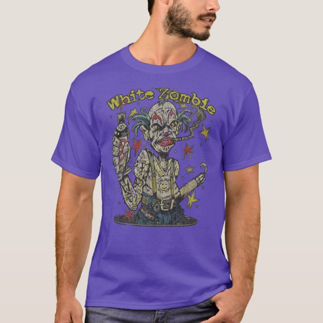 T-shirt White Zombie Freak Show boy (Devant)