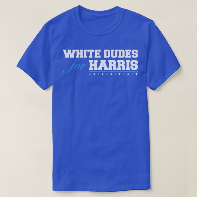 T-shirt whitedudesforharris 10 (Design devant)