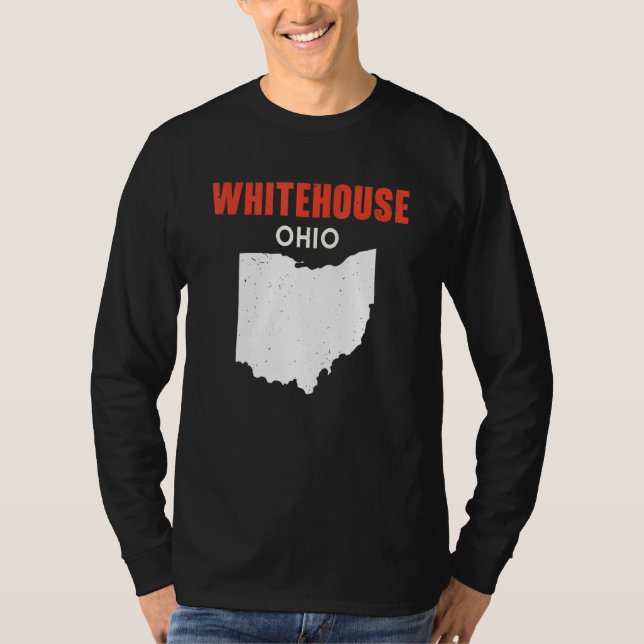 T-shirt Whitehouse Ohio USA State America Travel Ohioan (Devant)