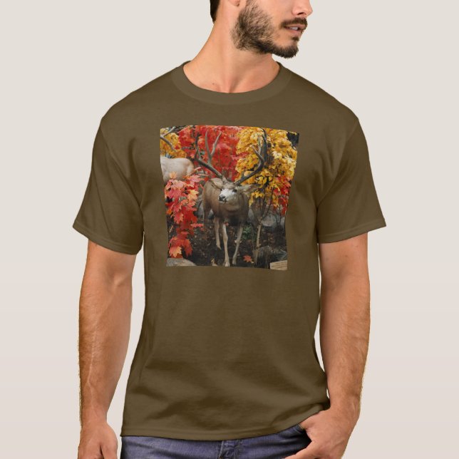 T-shirt Whitetail En Automne (Devant)