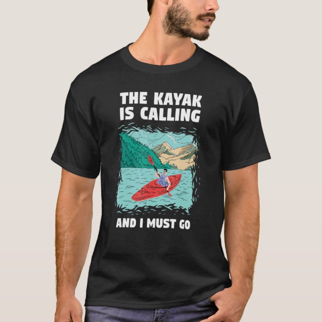 T-shirt Whitewater Kayaking Is The Best Therapy (Devant)