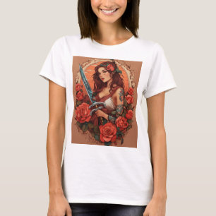 T-Shirt whith tueur reine